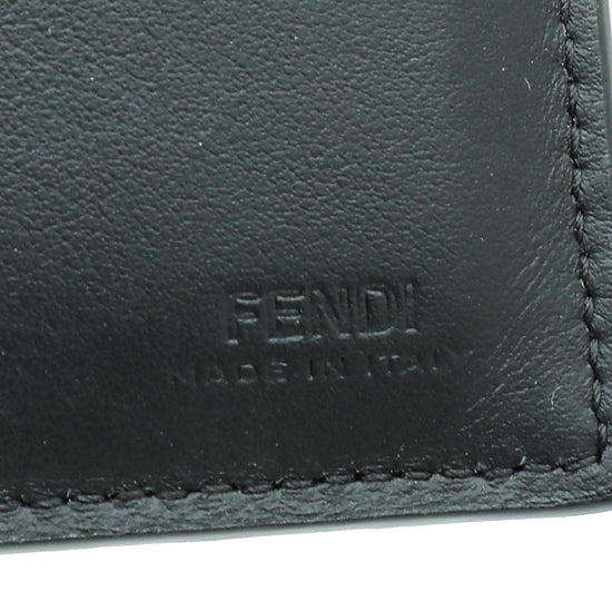 Fendi Black Monster Eye Bi-Folder Wallet