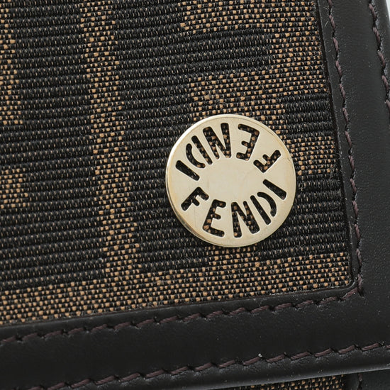 Fendi Tobacco Zucca Continental Wallet