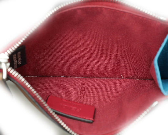 Fendi Tricolor Zipped Card Holder