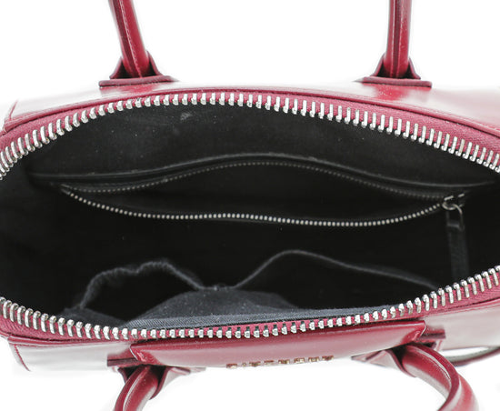 Givenchy Burgundy Antigona Small Bag