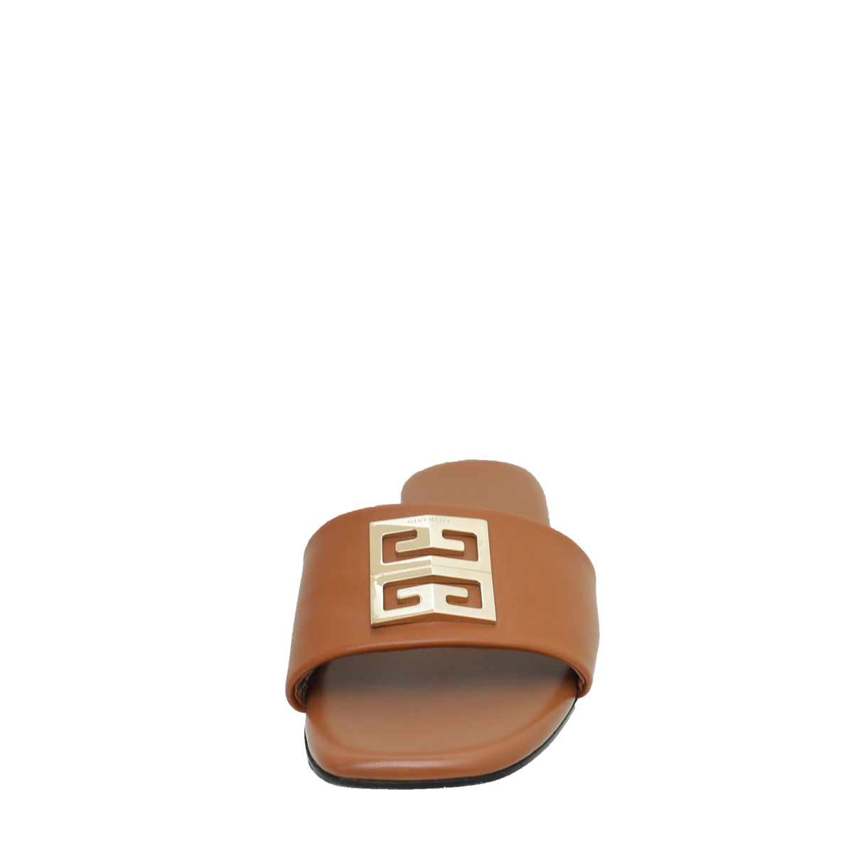 Givenchy Caramel 4G Slide Flat Sandal 38-Givenchy-THE CLOSET