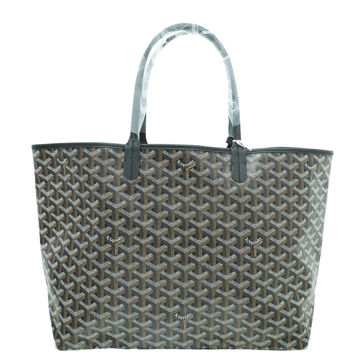 Goyard Black Goyardine Saint Louis PM Bag-Goyard-THE CLOSET