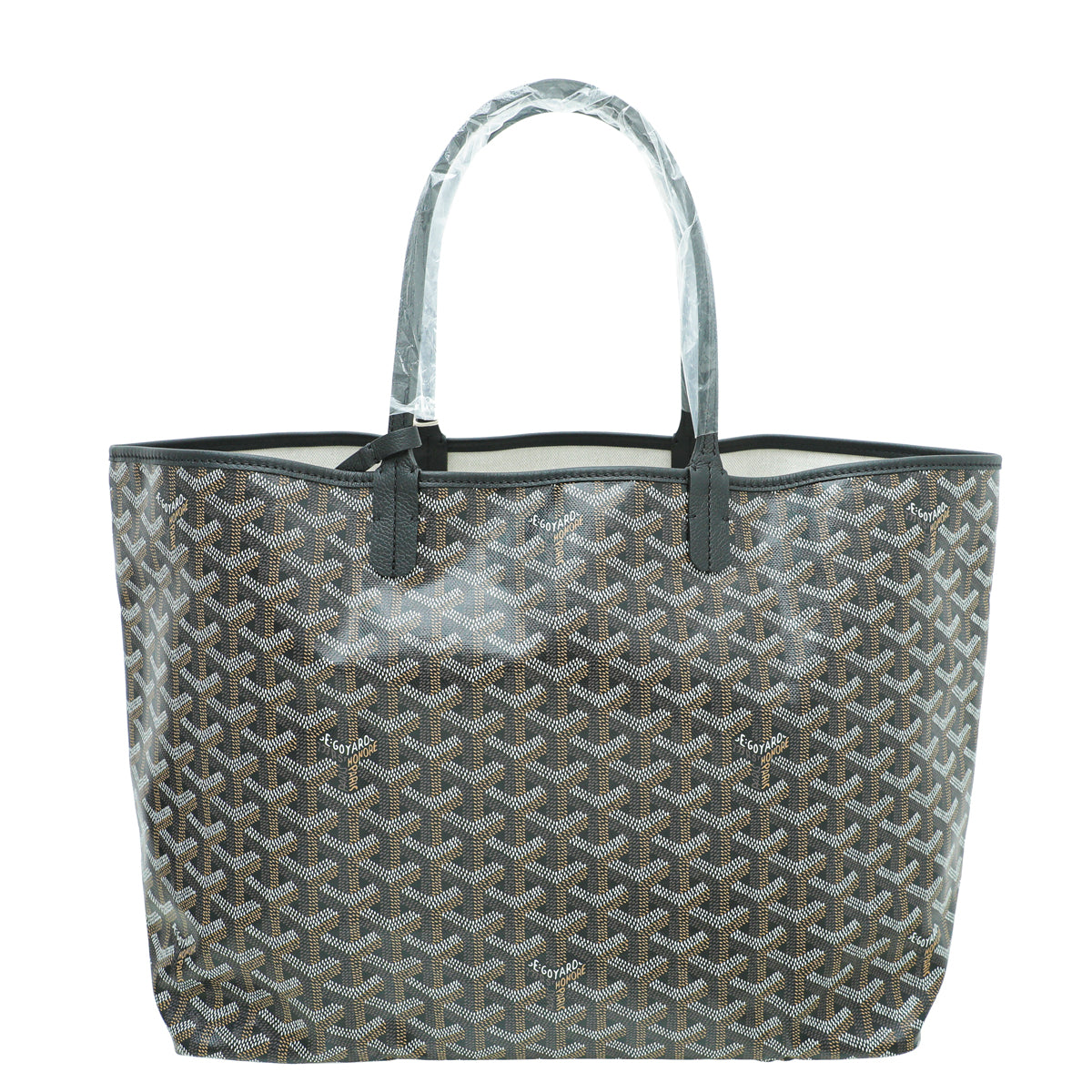 Goyard Black Goyardine Saint Louis PM Bag-Goyard-THE CLOSET