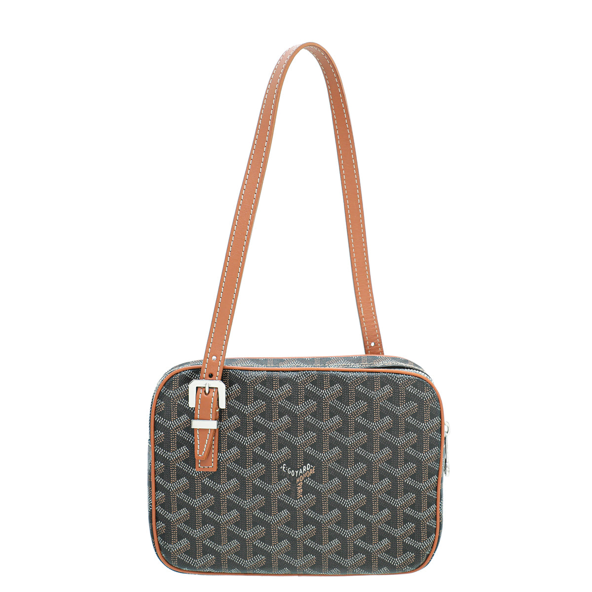 Goyard Brown Goyardine Yona PM Bag-Goyard-THE CLOSET