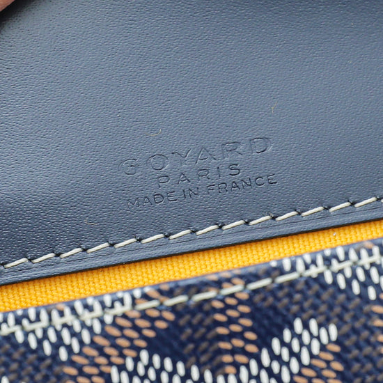 Goyard Blue Monte-Carlo Mini Case w/Strap