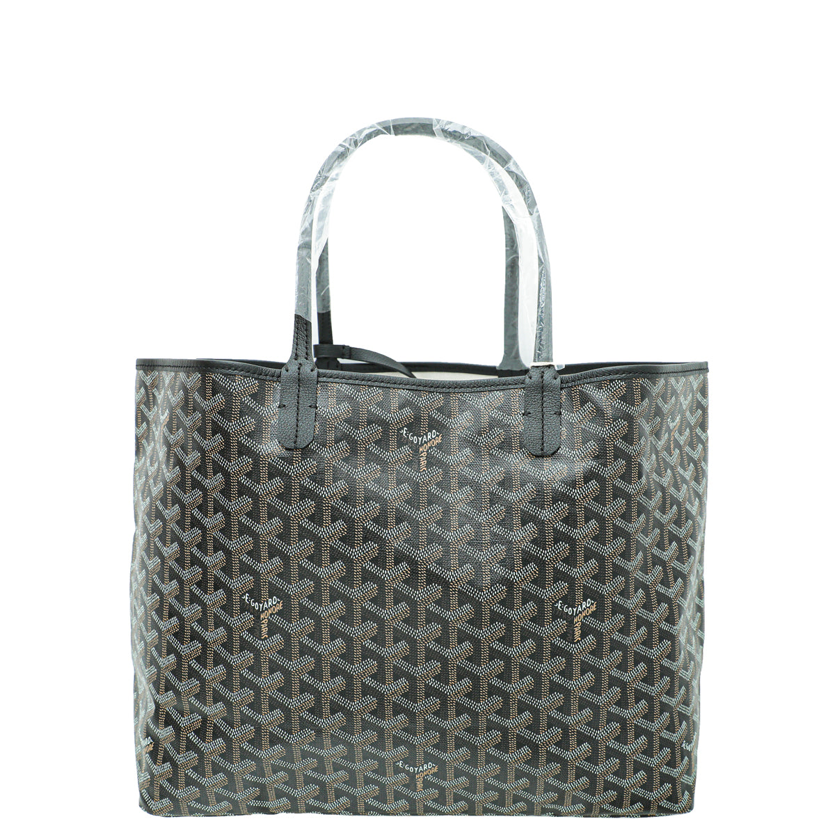 Goyard Black Goyardine Saint Louis PM Bag-Goyard-THE CLOSET