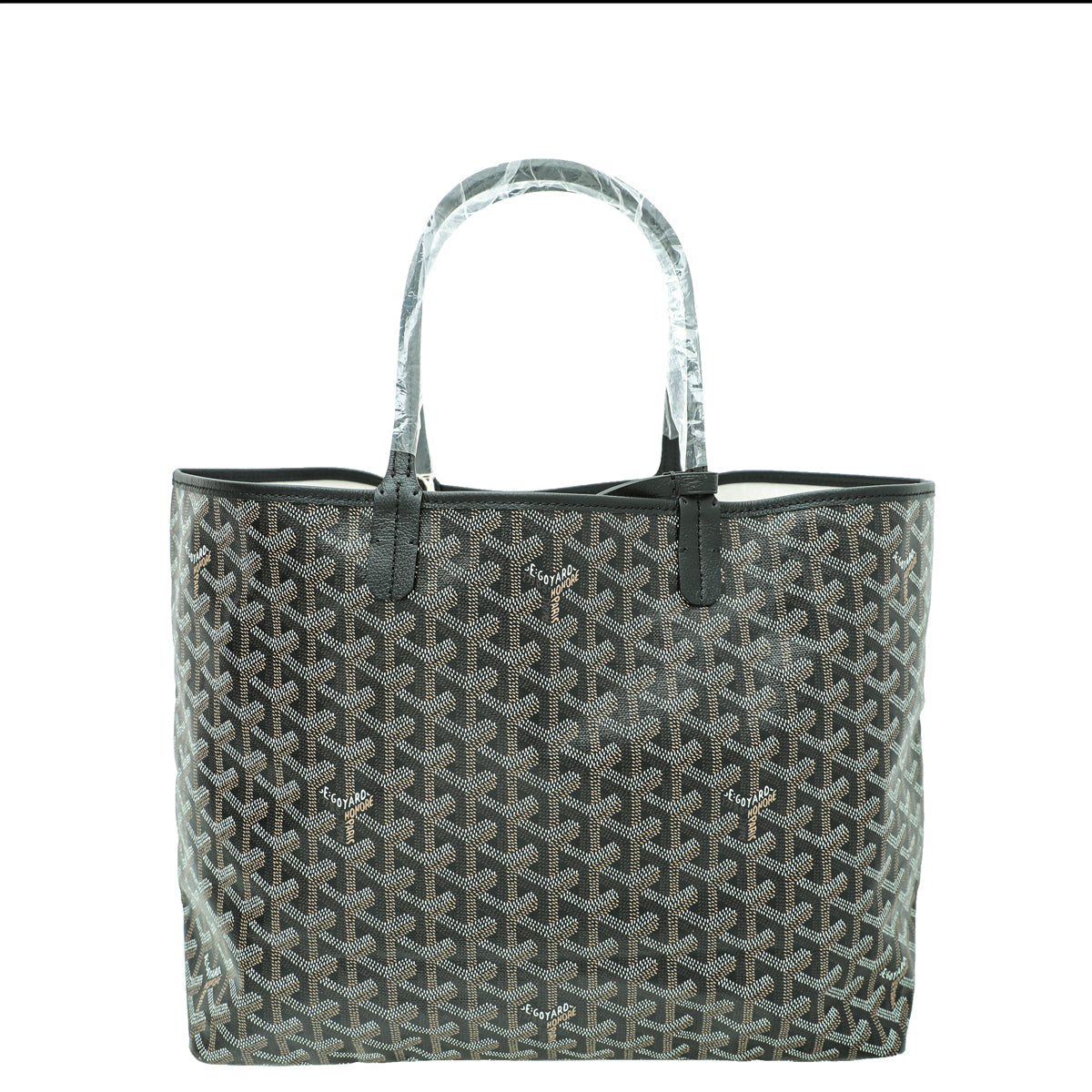 Goyard Black Goyardine Saint Louis PM Bag-Goyard-THE CLOSET