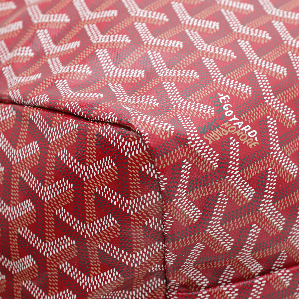 Goyard Red Ine Saint Louis Pm Leather ref.667695 - Joli Closet