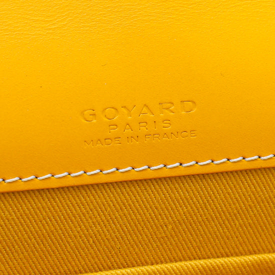 Goyard White Goyardine Monte Carlo Clutch – The Closet