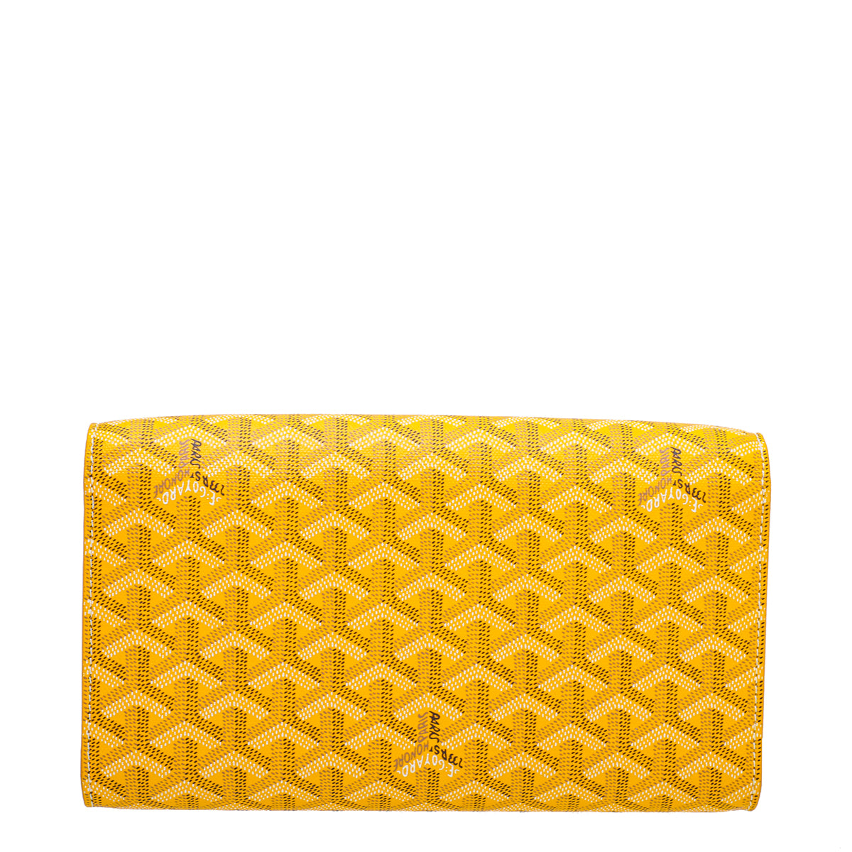 Goyard Yellow Goyardine Monte Carlo Strap Clutch-Goyard-THE CLOSET