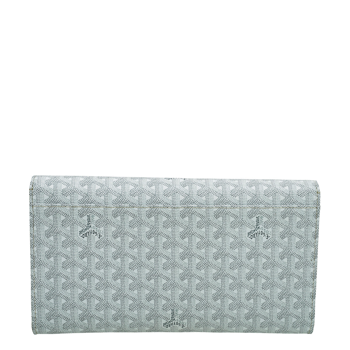 Goyard White Goyardine Monte Carlo Clutch-Goyard-THE CLOSET