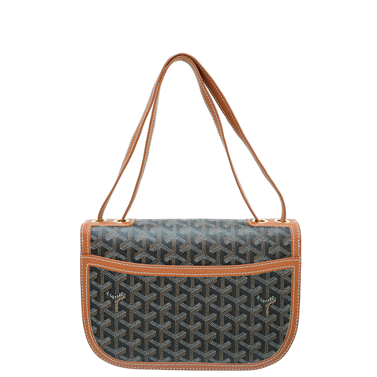 Goyard Brown Goyardine 233 Flap PM Bag-Goyard-THE CLOSET