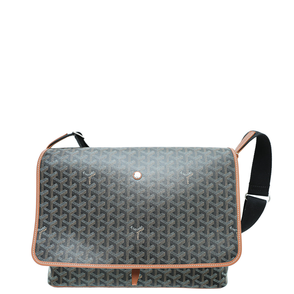 Goyard - Capetien MM Messenger / Laptop Bag (Black / Brown) – eluXive