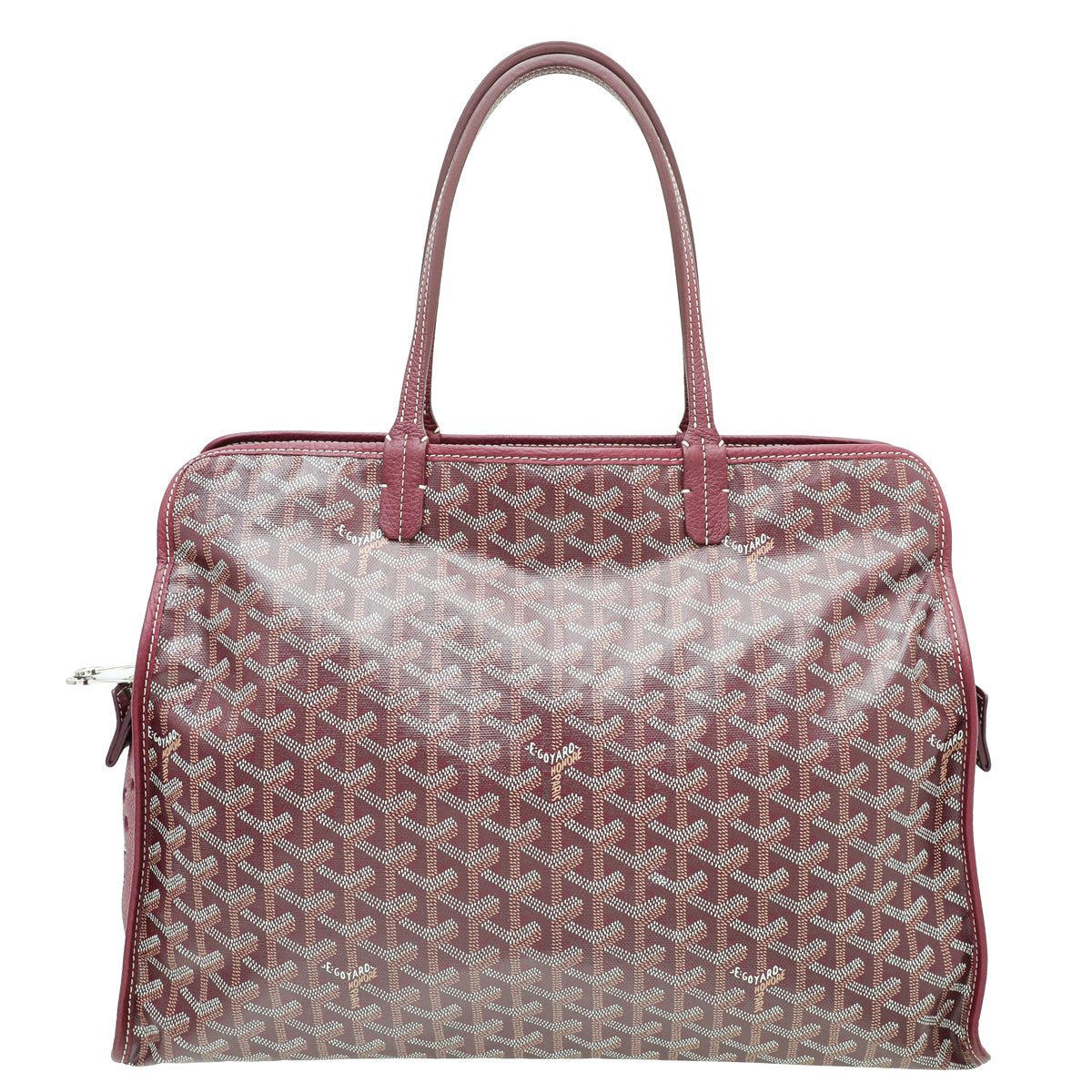 Goyard Burgundy Goyardine Hardy PM Bag-Goyard-THE CLOSET