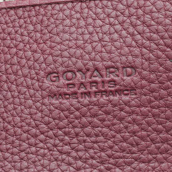 Sold at Auction: GOYARD SAC HARDY BURGUNDY GOYARDINE SHOULDER BAG