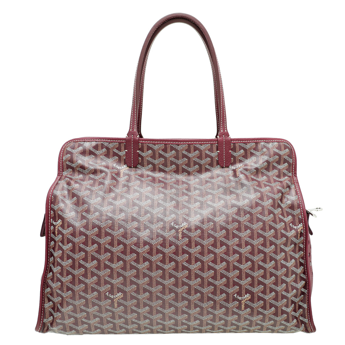 Goyard Burgundy Goyardine Hardy PM Bag-Goyard-THE CLOSET