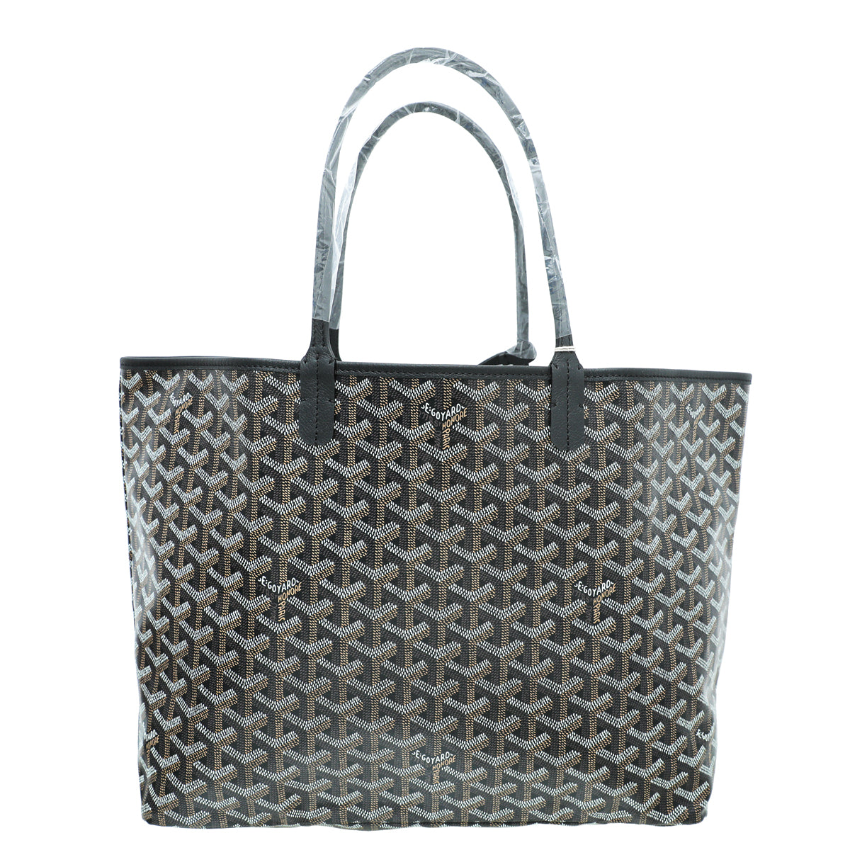 Goyard Black Goyardine Saint Louis PM Bag-Goyard-THE CLOSET