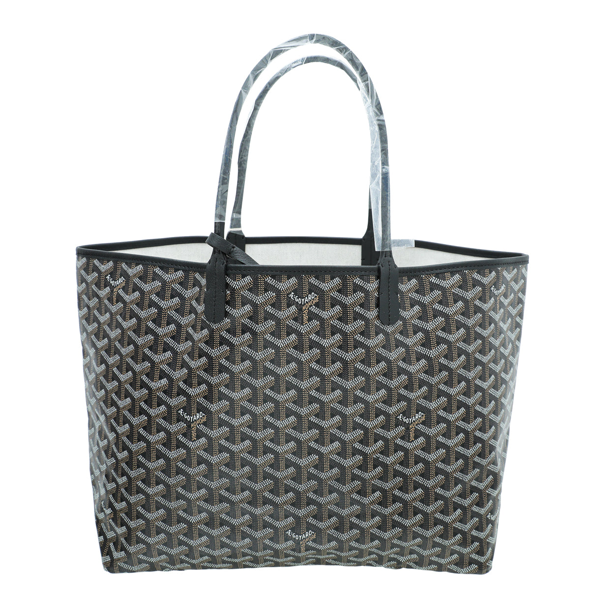Goyard Black Goyardine Saint Louis PM Bag-Goyard-THE CLOSET