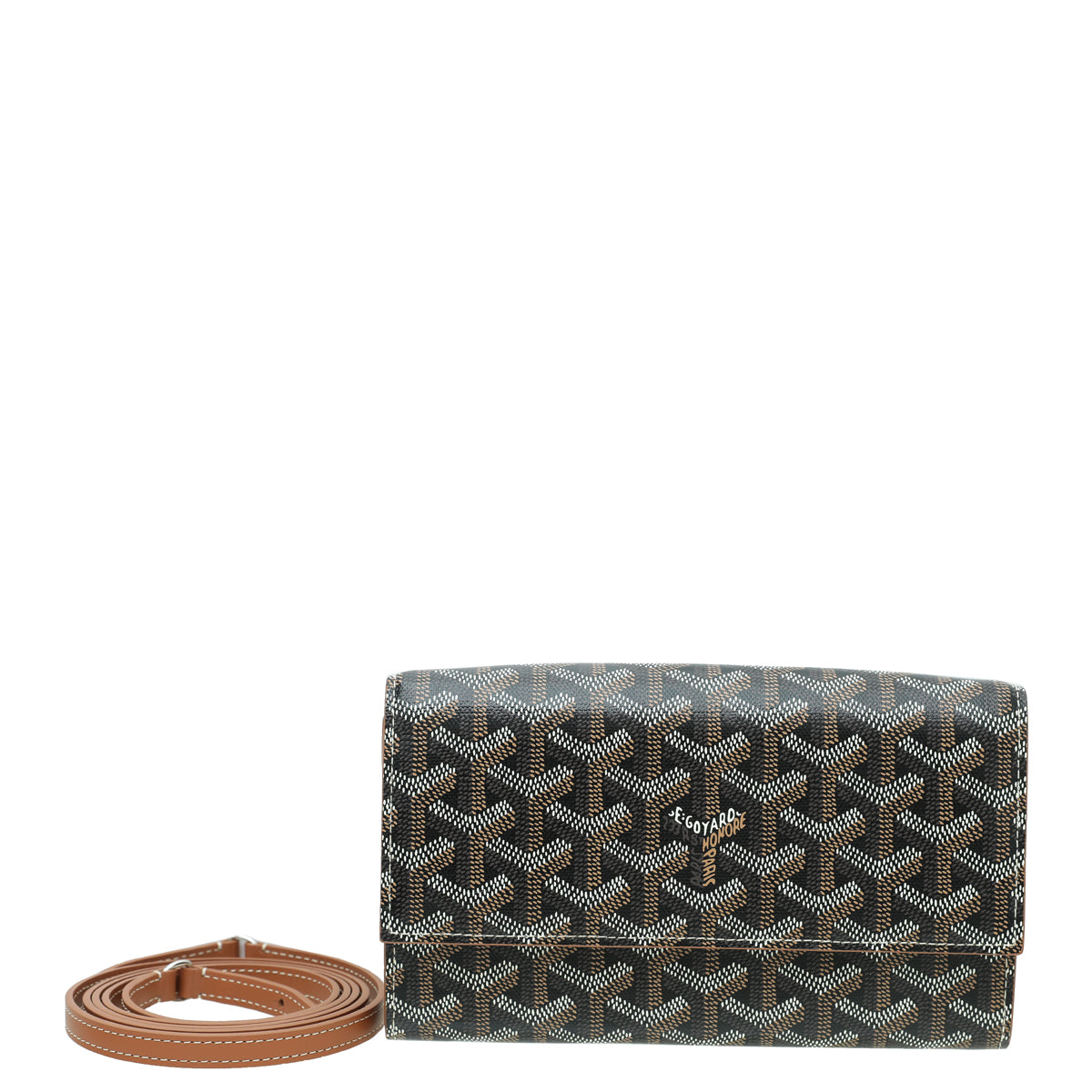 Goyard Bicolor Varenne Continental Wallet w/Strap-Goyard-THE CLOSET