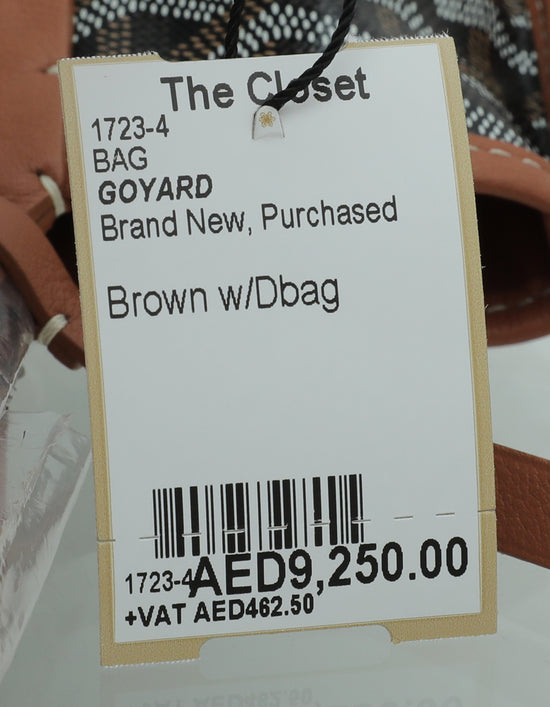 Anjou cloth mini bag Goyard Brown in Cloth - 25317578