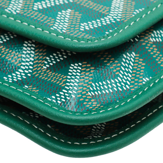 Goyard Green Plumet Wallet Clutch Bag