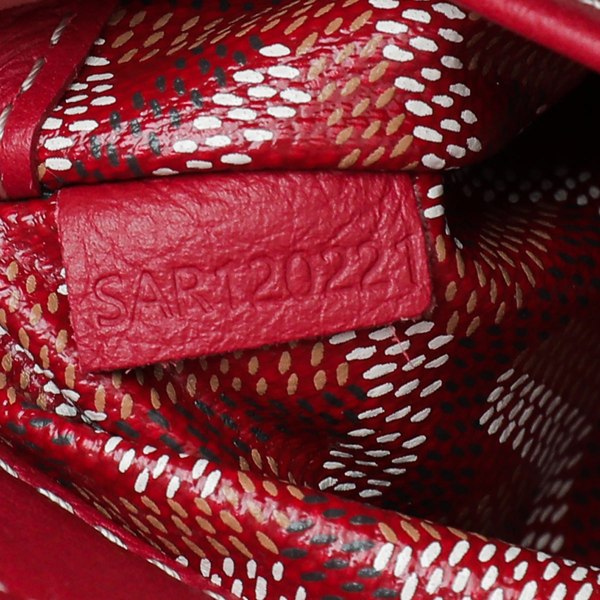 Goyard Red Rouette Souple PM Bag