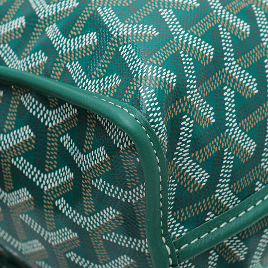 Goyard Green Goyardine Anjou Mini Bag