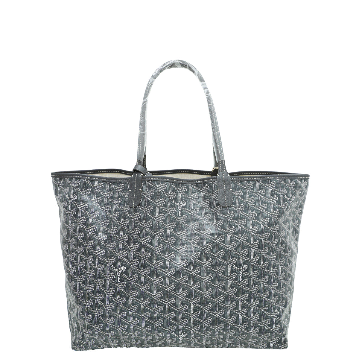 Goyard Grey Goyardine Saint Louis PM Bag-Goyard-THE CLOSET