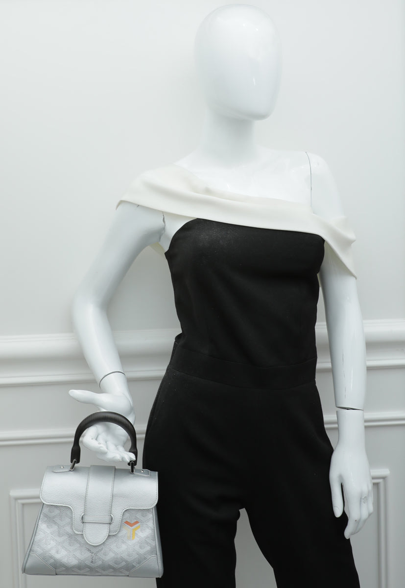 Goyard Silver Goyardine Saigon Souple Mini Bag – THE CLOSET