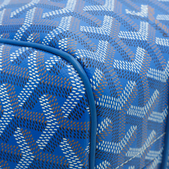Goyard Rouette Structure Mini Bag Blue Goyardine Palladium Hardware