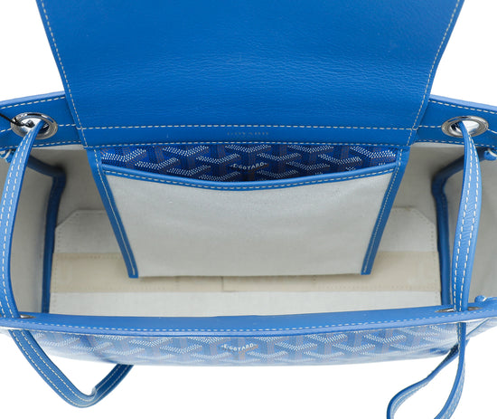 Goyard 2022 Goyardine Rouette PM Bag - Blue Shoulder Bags