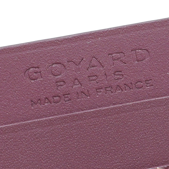 Goyard Burgundy Goyardine Saint Card Holder – The Closet