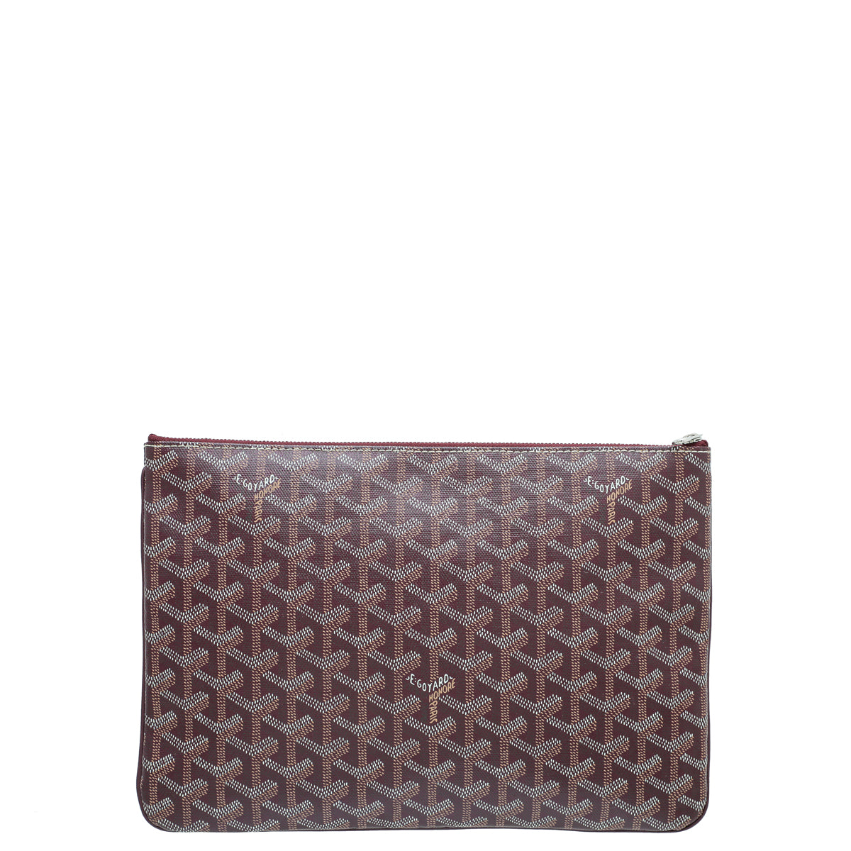 Goyard Burgundy Goyardine Senat MM Pouch-Goyard-THE CLOSET