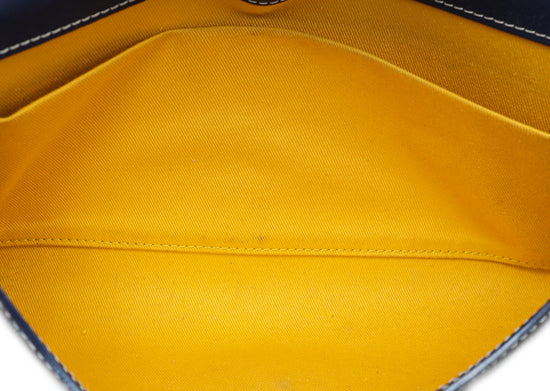 Goyal GOYARD Monte Carlo PM 2WAY Clutch Bag Leather Navy P12497