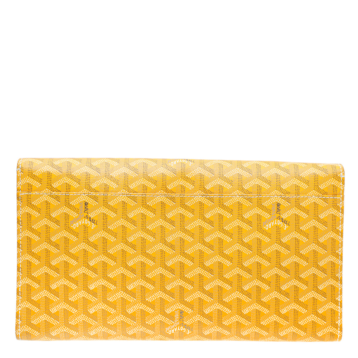 Goyard Yellow Goyardine Monte Carlo Clutch-Goyard-THE CLOSET