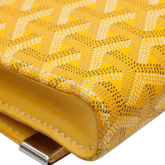 Goyard Goyardine Yellow Monte Carlo PM Clutch/Shoulder Bag