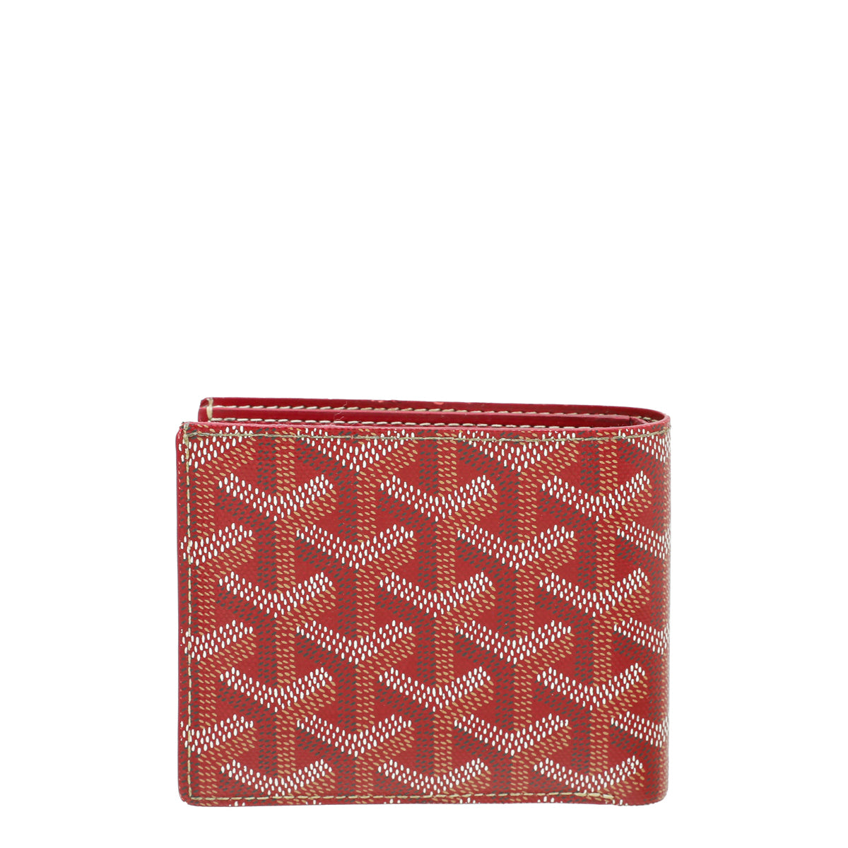 Goyard Varenne Continental Wallet with Strap Coated Canvas Red 21147093