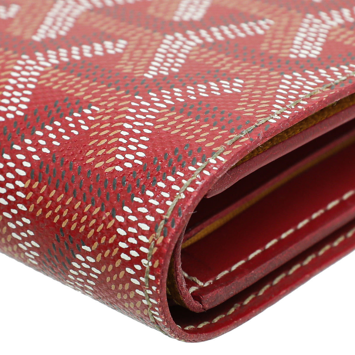 Goyard Red Goyardine Bifold Victoire Wallet – THE CLOSET