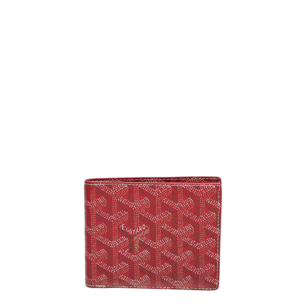Goyard Red Goyardine Bifold Victoire Wallet-Goyard-THE CLOSET