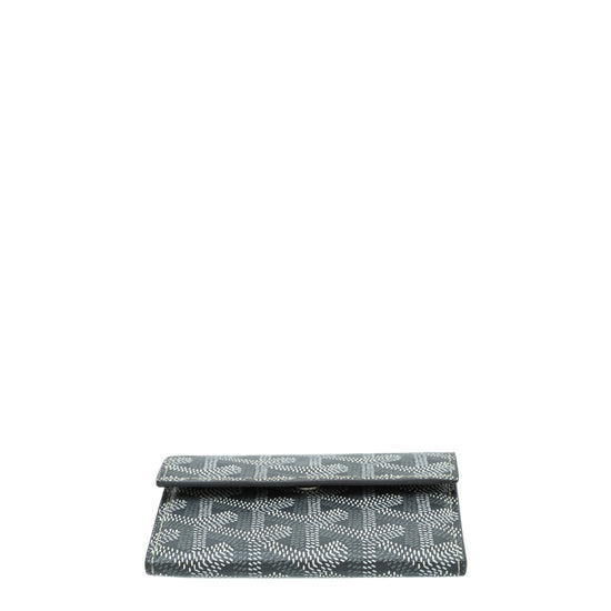 Goyard Grey Goyardine Marigny Wallet – The Closet
