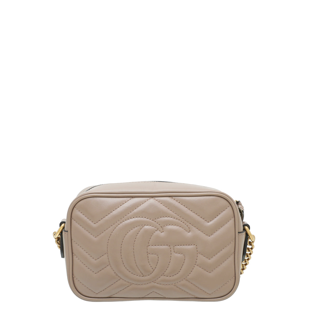 Gucci Dusty Pink GG Marmont Matelassé Mini Bag-Gucci-THE CLOSET