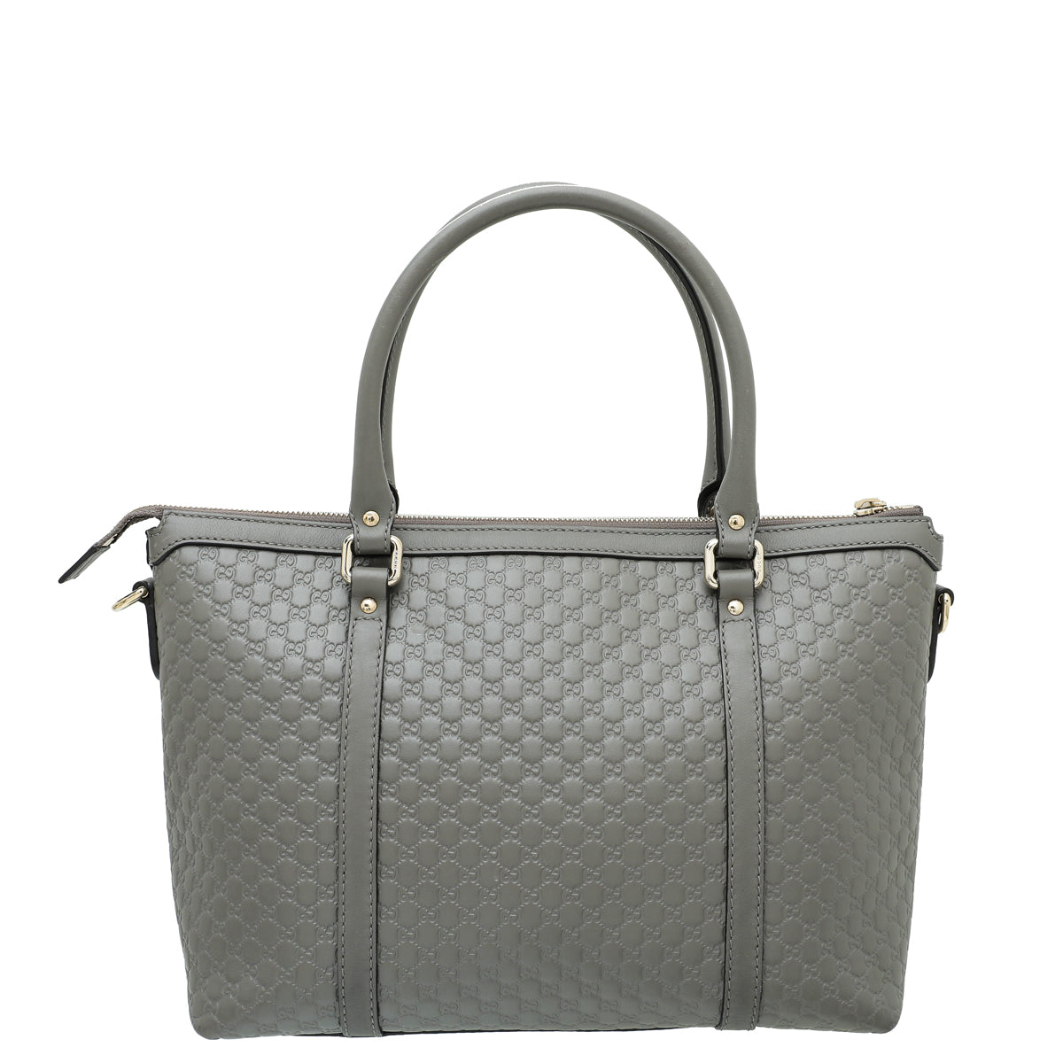 Gucci Grey GG Microguccissima Tote Bag