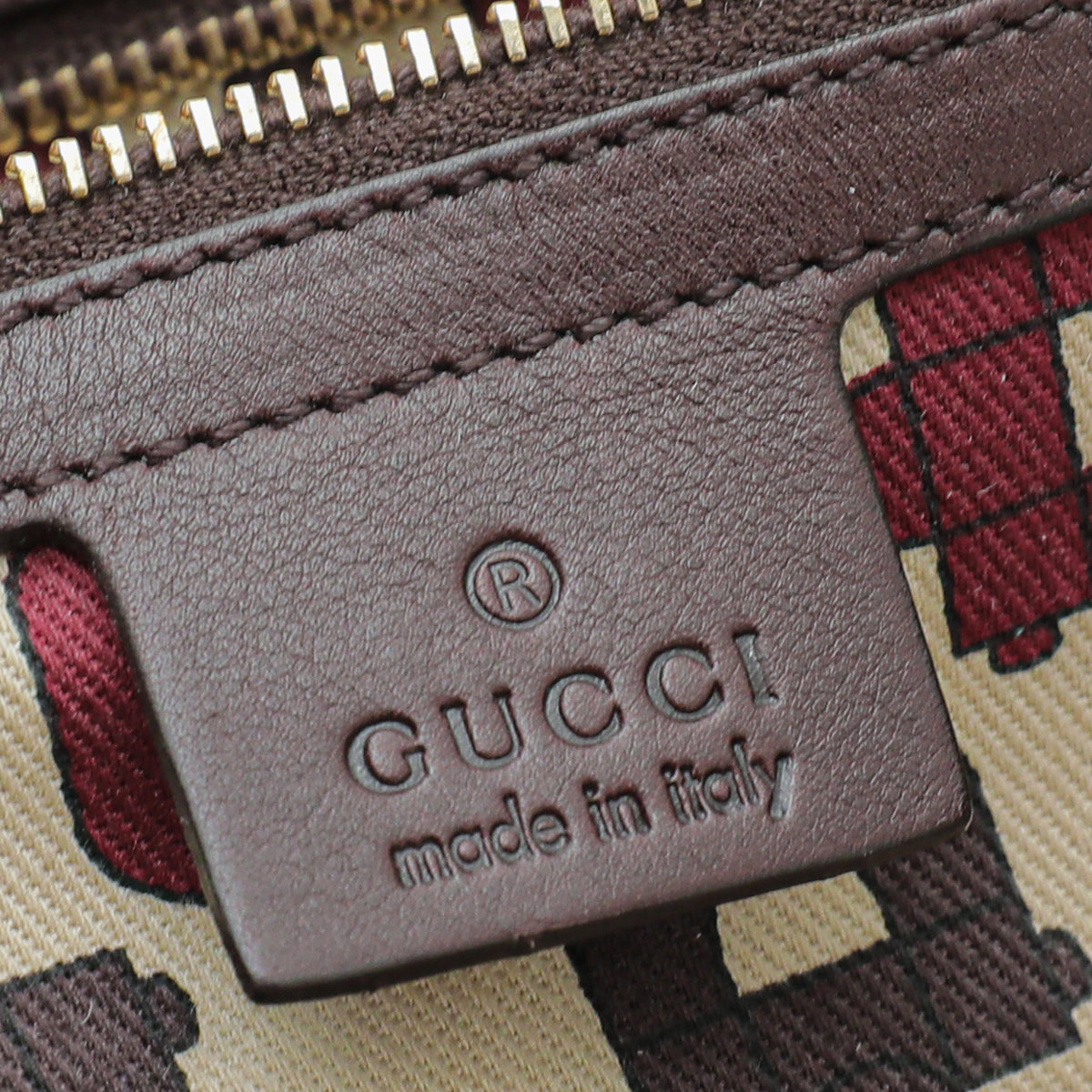 Gucci Chocolate GG Guccissima Pelham Medium Bag