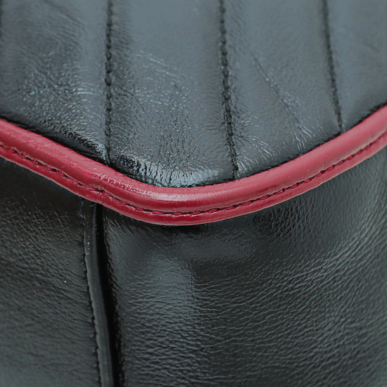 Gucci Bicolor GG Marmont Torchon Top Handle Mini Bag