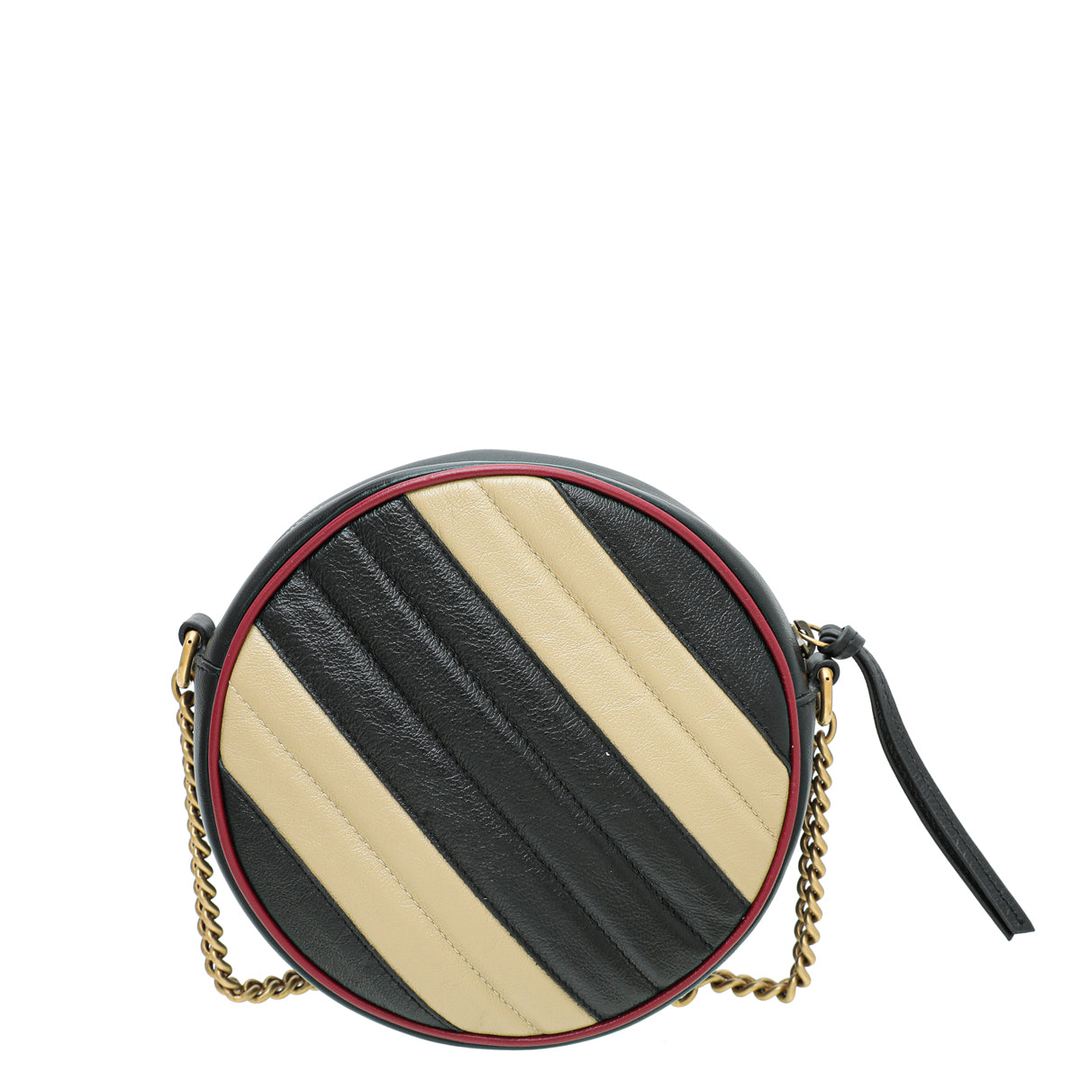 Gucci Bicolor GG Marmont Mini Round Bag-Gucci-THE CLOSET
