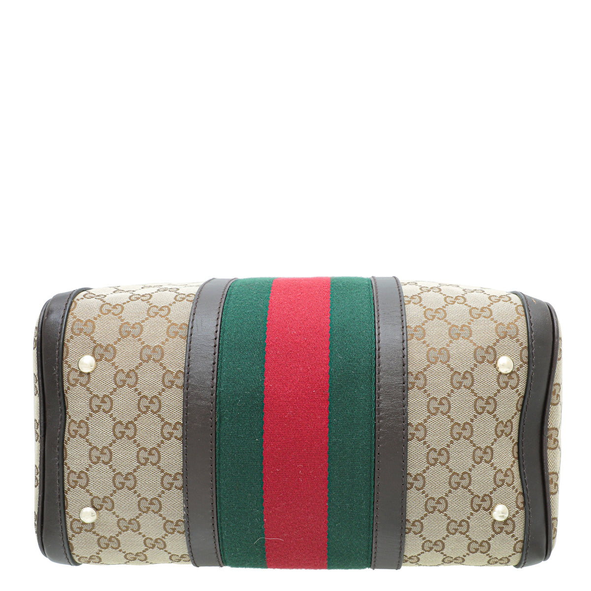 Gucci Tricolor GG Vintage Web Joy Boston Medium Bag