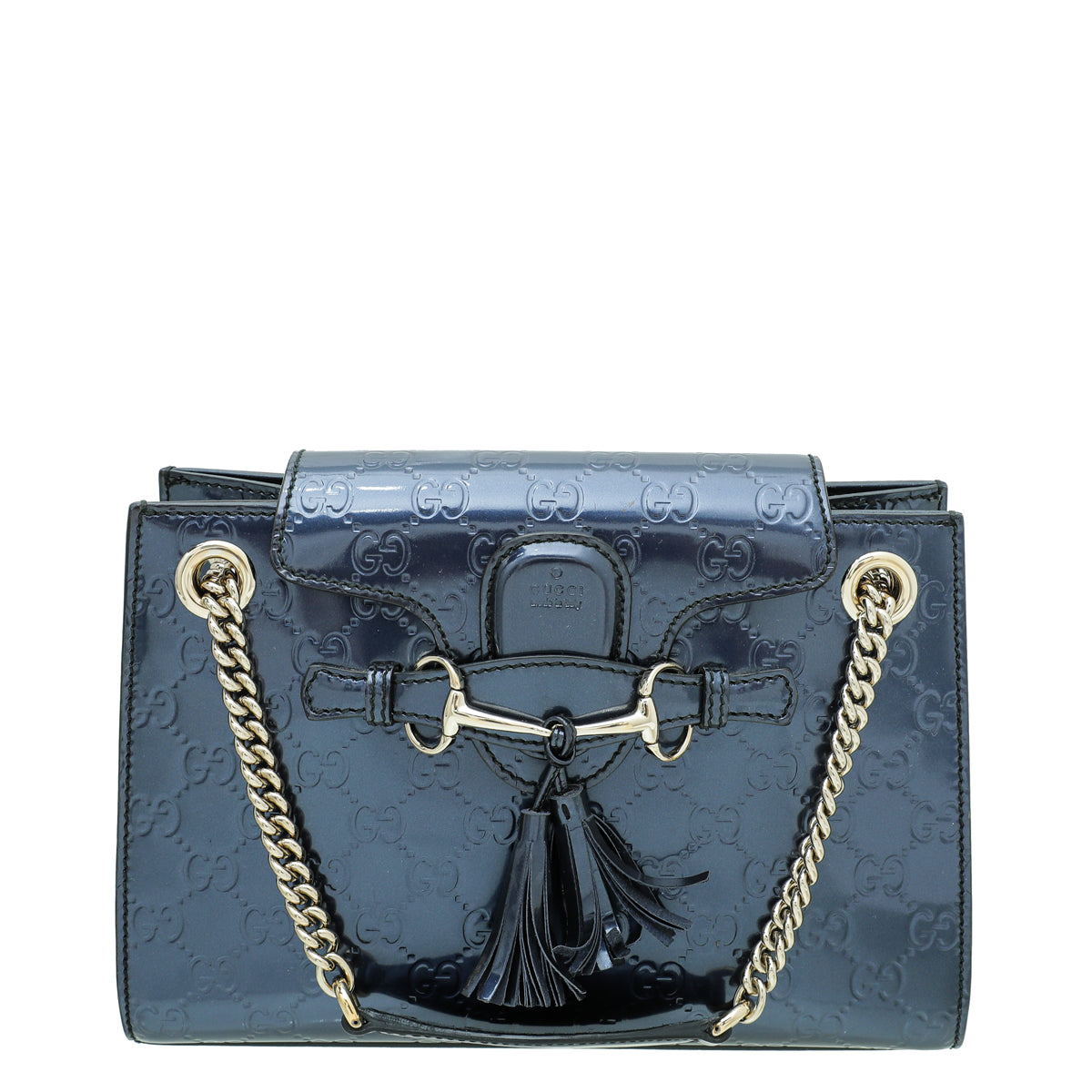 Gucci Navy Blue Emily Small Bag-Gucci-THE CLOSET