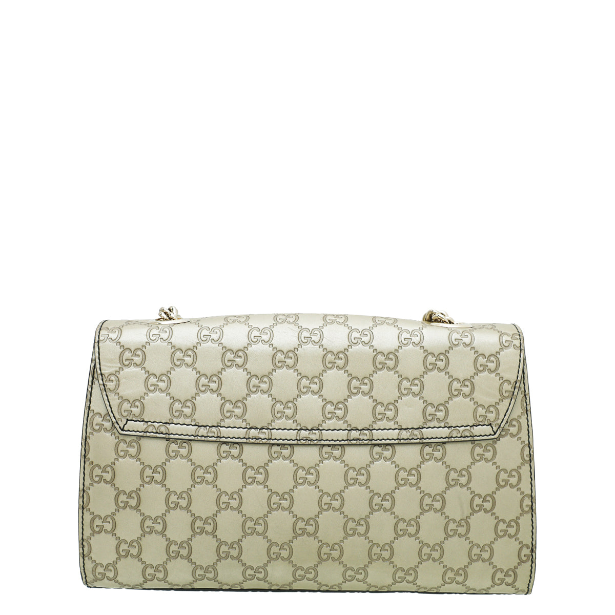 Gucci Metallic Champagne GG Guccissima Emily Medium Bag-Gucci-THE CLOSET