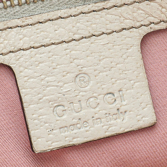 Gucci Pink GG Web Jolicoeur Tote Bag