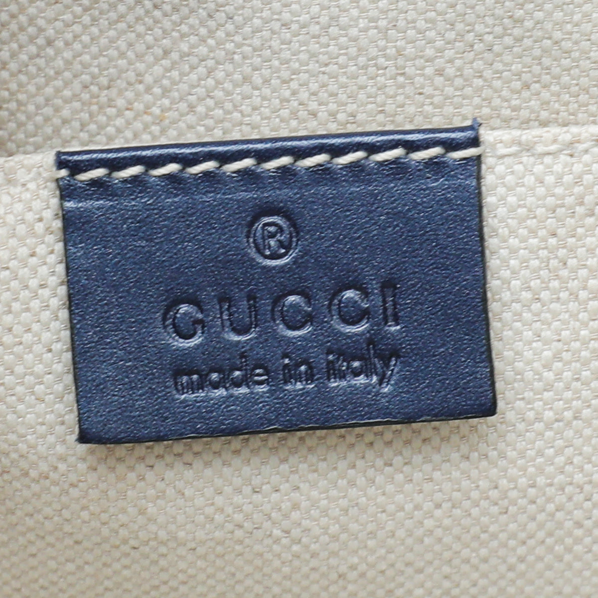 Gucci Navy Blue GG Guccissima Emily Small Bag